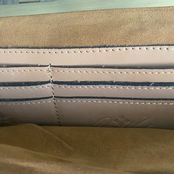 Patricia Nash Crossbody Clutch style Haircalf purse - Picture 9 of 13